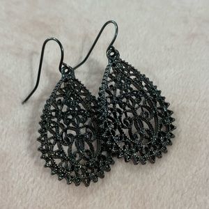 Black Dangle Earrings